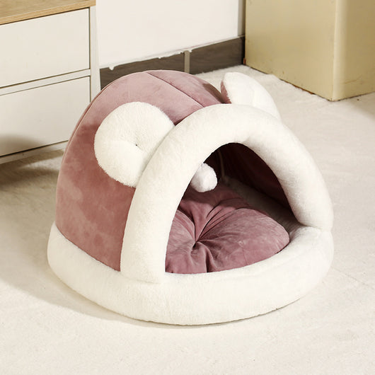 Cama Cueva Térmica para Gatos y Perros Pequeños - Refugio Acogedor - Image 8