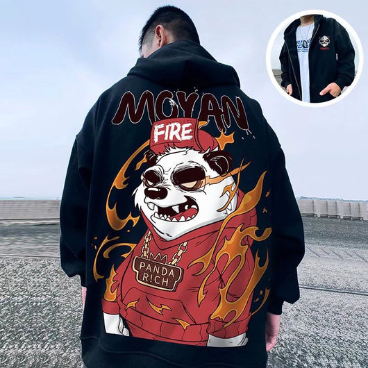 Suéter Oversized Cálido de Terciopelo para Hombre Talla Grande - Estilo Europeo - Image 15