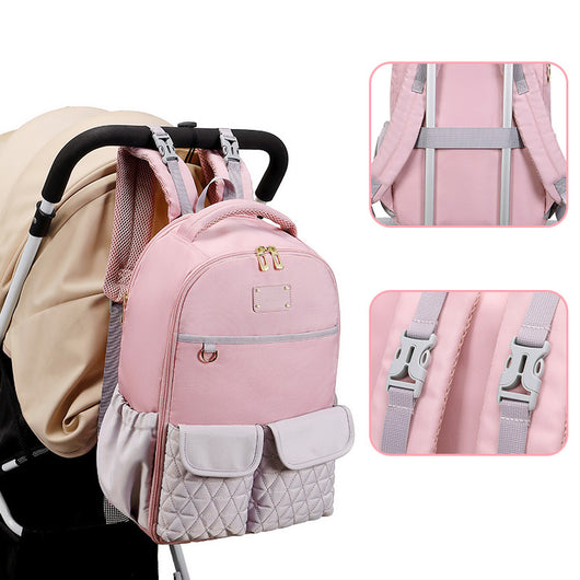 Mochila Pañalera de Gran Capacidad con Múltiples Bolsillos - Image 11