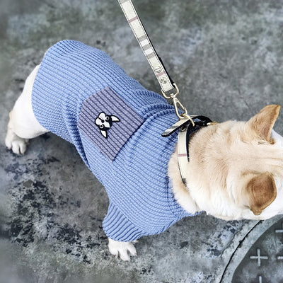 Playera para Perro con Bolsillos Contrastantes y Bordado - Image 12