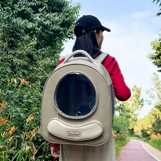 Mochila Transportadora Respirable para Mascotas - Gran Capacidad Cápsula Espacial - Image 2