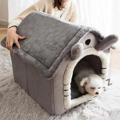 Casa Cama para Mascotas Pequeños - Nido Cálido Desmontable y Lavable - Image 7