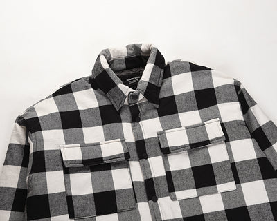 Chaqueta Cuadros Hombre y Mujer - Algodón Suelta y Cómoda - Image 18