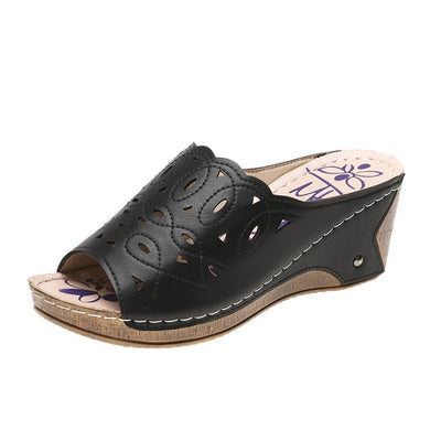 Sandalia Cuña Slip-On con Punta Abierta para Mujer - Image 9