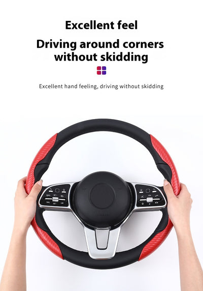 Funda para Volante de Gamuza Absorbente con Patrón Fibra de Carbono - Image 39