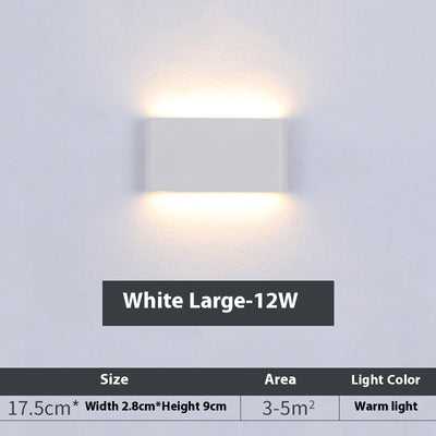 Lámpara LED Rectangular para Exterior - Pared, Patio y Jardín - Image 8