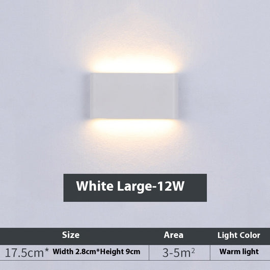 Lámpara LED Rectangular para Exterior - Pared, Patio y Jardín - Image 8
