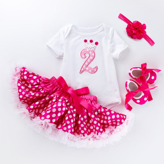 Conjunto Falda Tutú para Niñas - Algodón Premium de Manga Corta - Image 4