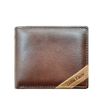 Cartera Corta de Cuero Genuino para Hombre - Image 16
