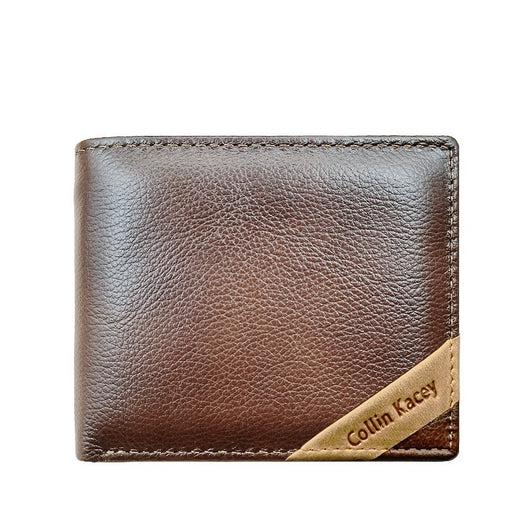 Cartera Corta de Cuero Genuino para Hombre - Image 16