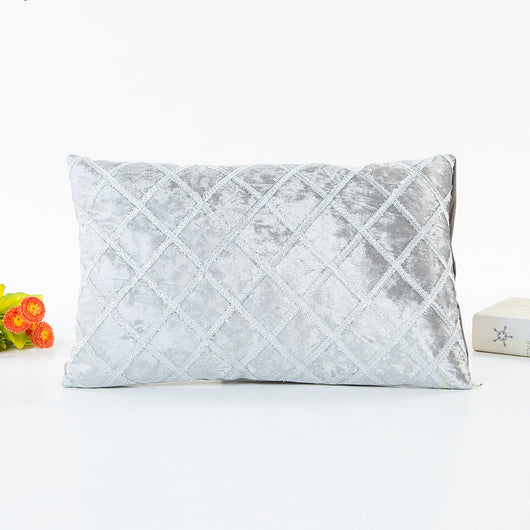Funda de Almohada Rayas Bordadas con Cinta Decorativa - Estilo Pastoral Trendy - Image 18
