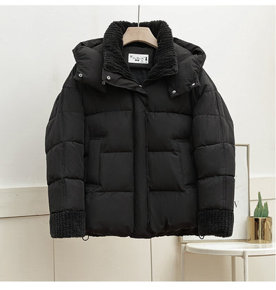 Chaqueta Acolchada Suelta con Capucha en Algodón - Image 16