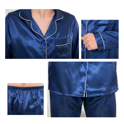 Pijamas Largos para Parejas - Conjunto Cómodo para Casa - Image 6