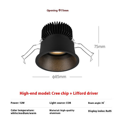 Lámpara de Techo Empotrada LED sin Marco para Sala de Estar - Image 13