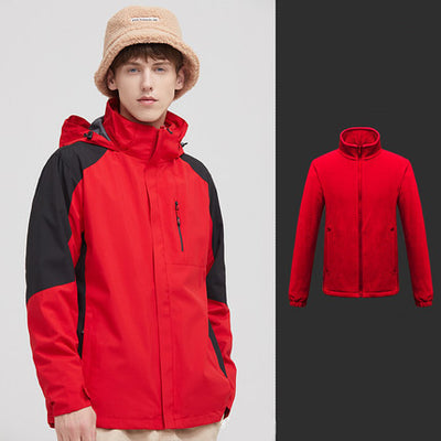 Chaqueta 3 en 1 Impermeable Desmontable para Hombre y Mujer - Image 7