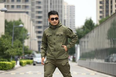 Chaqueta Táctica Camuflaje con Forro Polar para Deportes al Aire Libre - Image 32