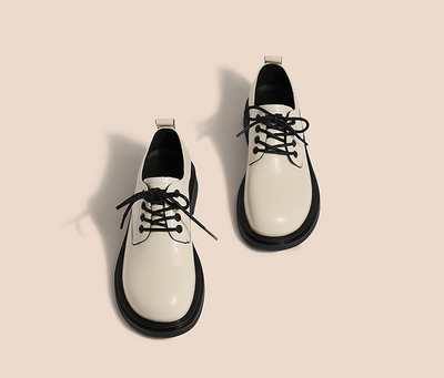 Zapatos de Cuero para Mujer con Cordones y Suela Plana - Versátiles y Cómodos - Image 15