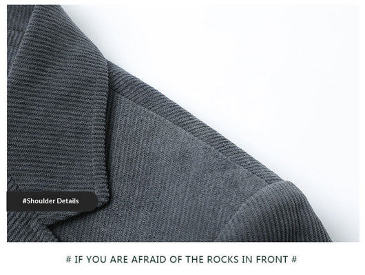 Blazer Casual de Lujo en Color Sólido para Hombre - Image 25