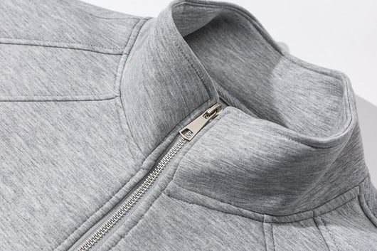 Cardigan Básico Retro para Hombre con Cuello Tipo Polo - Image 10