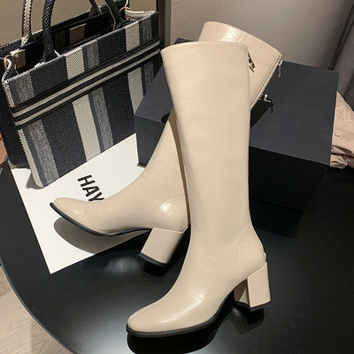 Botas de Cuero Genuino Versátiles para Mujer - Image 5