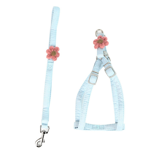 Arnés de Tracción con Cuerda Floral para Perros