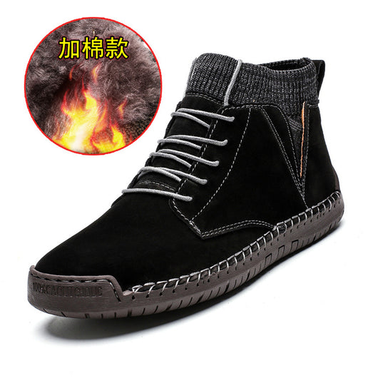Botas Martin para Hombre Invierno con Forro de Algodón - Caña Media para Nieve - Image 14
