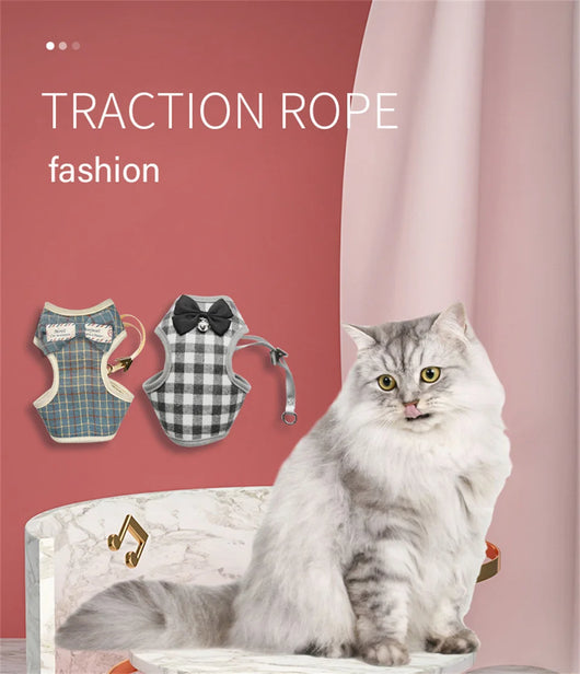 Arnés de Tracción para Gatos con Correas Ajustables Antideslizantes - Image 9