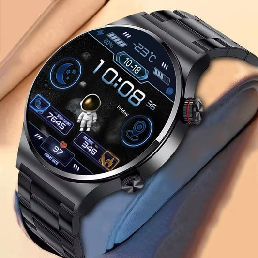 Reloj Inteligente Deportivo con Llamadas Bluetooth, Monitor de Frecuencia Cardíaca y Glucosa