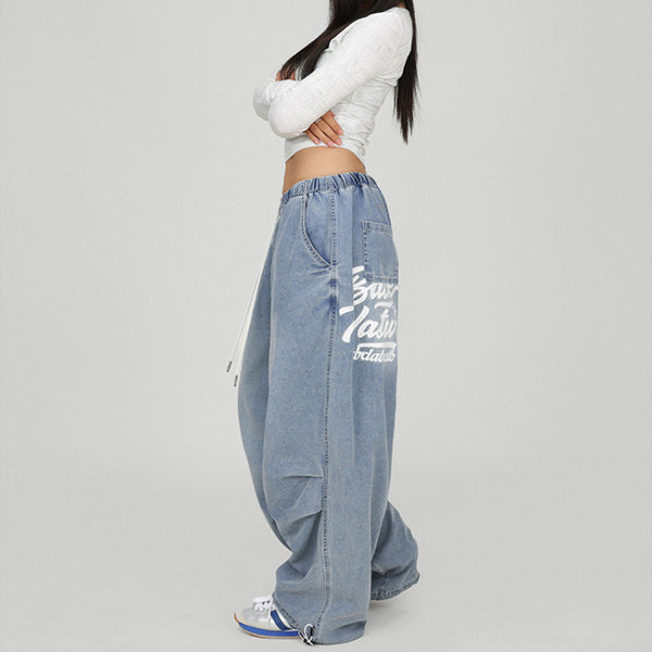 Jeans Retro Americano Versátil para Mujer