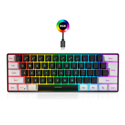 Teclado Membrana 61 Teclas con Cable Simple - Image 12