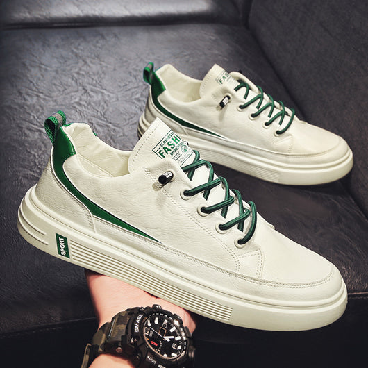 Tenis Casuales de Cuero para Hombre Primavera y Otoño