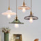 Lámpara Colgante Cristal Minimalista Estilo Shanghai Retro