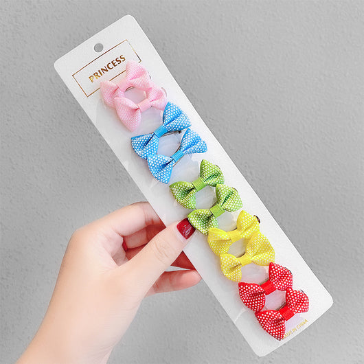 Pasador de Cabello Infantil con Moño - Accesorio Princesa para Flequillos - Image 26