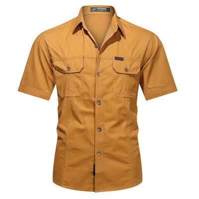 Camisa Militar de Verano Manga Corta para Hombre - Image 11
