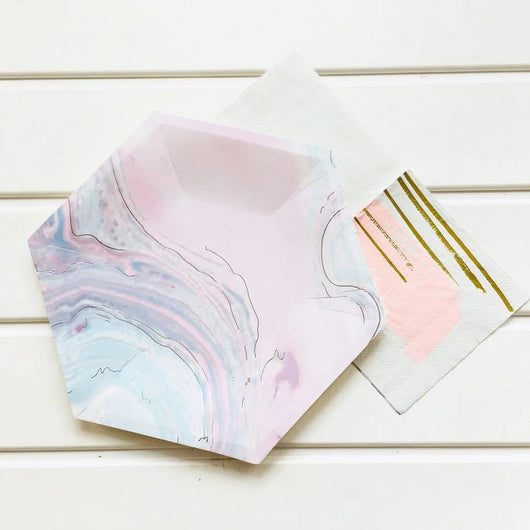 Platos de Papel Desechables para Postres - Colores Vibrantes - Image 14