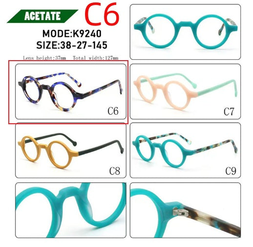 Gafas Retro Anti Luz Azul con Marco de Acetato - Image 5