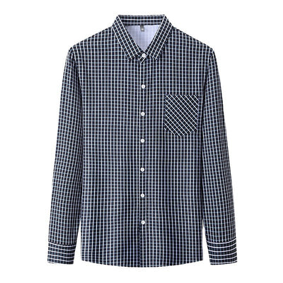 Camisa de Cuadros Manga Larga para Hombre - Primavera y Otoño - Image 5