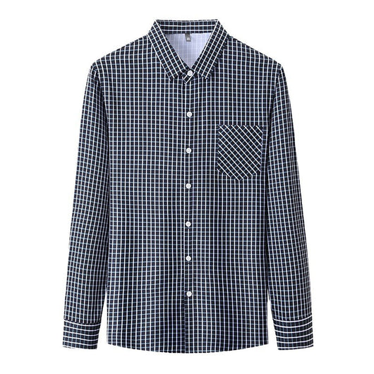 Camisa de Cuadros Manga Larga para Hombre - Primavera y Otoño - Image 5