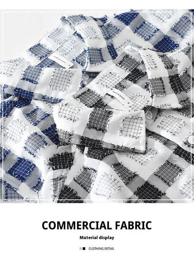 Camisa de Cuadros Japonesa Manga Larga para Hombre - Image 8
