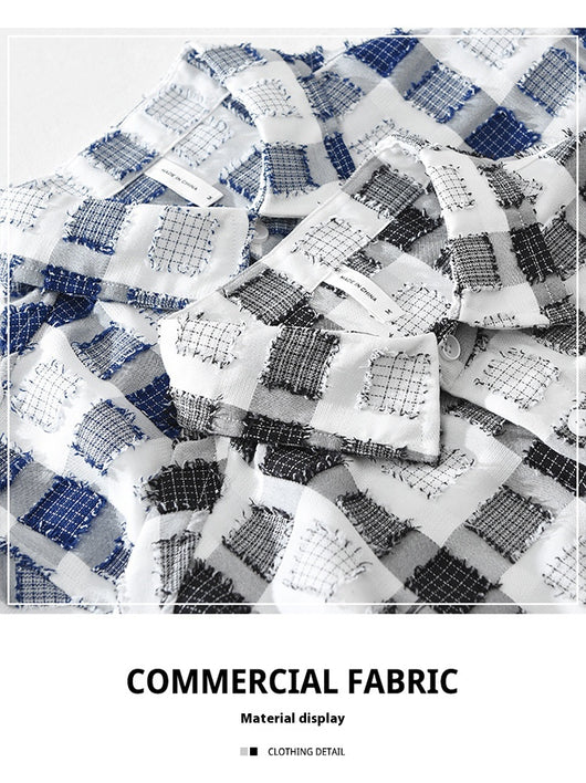 Camisa de Cuadros Japonesa Manga Larga para Hombre - Image 8