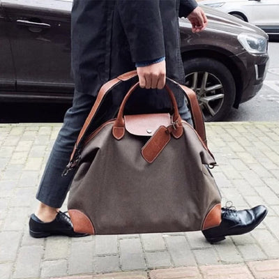 Bolsa de Viaje Grande en Cuero Genuino - Estilo Clásico para Mujer - Image 12