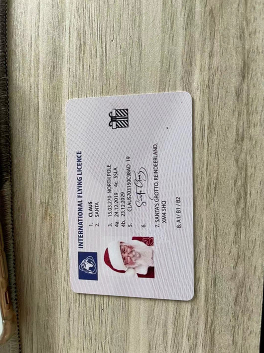 Licencia de Conducir Navideña del Papá Noel Explosivo - Tarjeta de Saludo Divertida - Image 20