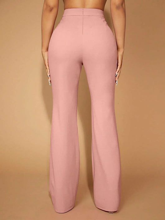 Pantalones de Cintura Alta para Mujer - Elegancia Profesional y Comodidad Diaria - Image 35