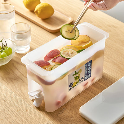 Jarra Dispensadora de Agua Fría con Grifo - Contenedor de Gran Capacidad para Bebidas - Image 10