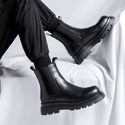 Botas Martin Chelsea Altas para Hombre Estilo Británico Clásico
