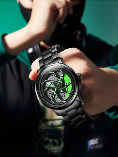 Reloj de Cuarzo para Hombre con Correa de Acero Inoxidable - Diseño Moderno y Elegante - Image 12