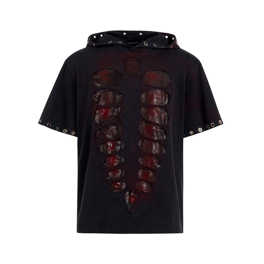 Camiseta Holgada para Hombre con Capucha y Lentejuelas - Image 2
