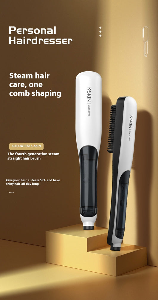 Peine Alisador de Vapor Golden Rice - Hidratación Profunda y Anti-Frizz - Image 20