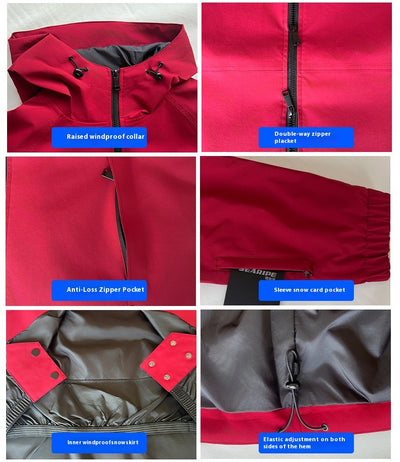 Traje de Esquí Unisex Impermeable y Resistente al Viento - Image 14