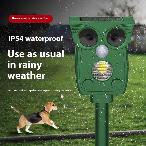 Repelente Solar Infrarrojo para Animales - Protección Exterior Inteligente